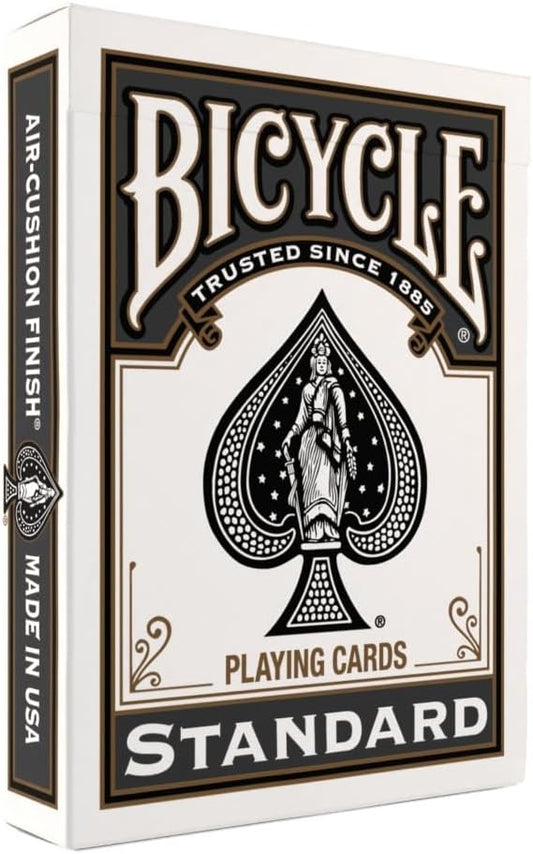 Bicycle Black Playing Cards, Standard Index Poker Size, Classic Deck of Cards for Poker, Blackjack, Family Game Night & Card Games, Fun for All Ages
