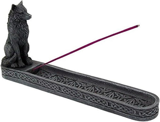 PTC 10 Inch Werewolf Gargoyle Resin Incense Burner Statue Figurine