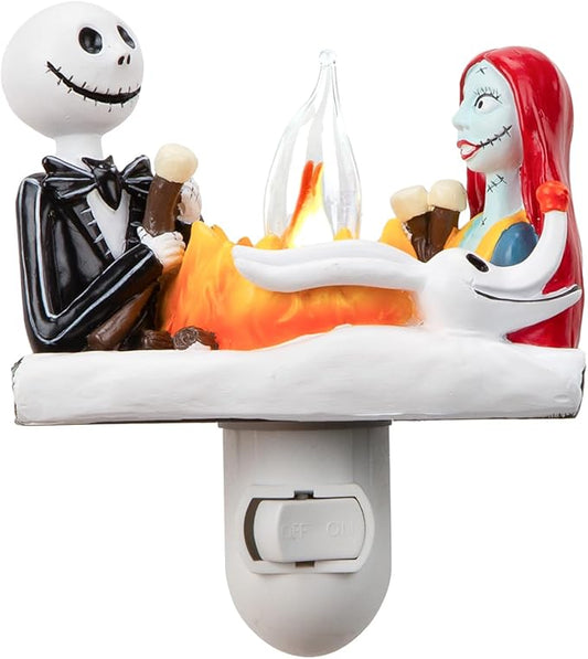 Nightmare Be Christmas Campfire Nightlight,2025 Christmas Campfire Flickering Nightlight,Christmas Decorations Indoor Lamps,Christmas Night Light Cute Christmas Decor
