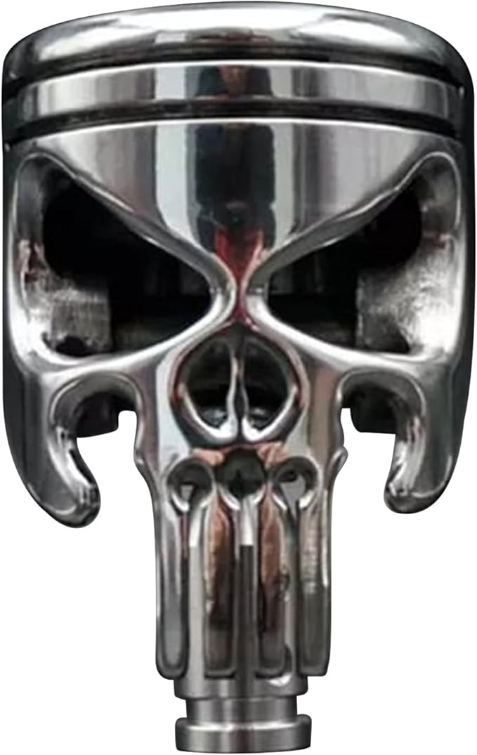 Car Skull Gear Shift Knob,Skull Stick Manual Shift Knob,Skeleton Style Fit Most Manual Automatic Transmissions