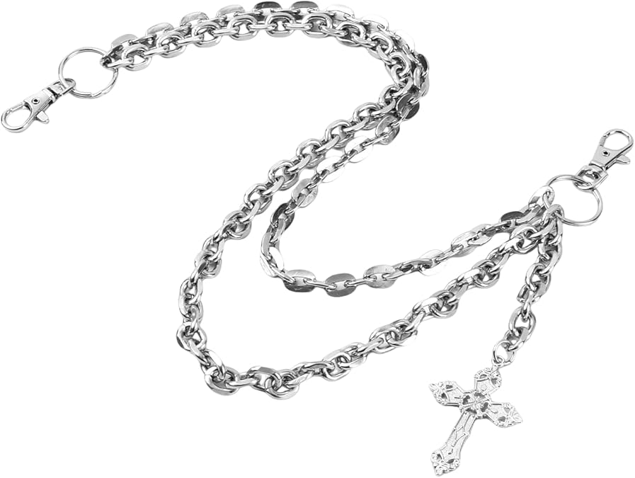 Pants Chain&Wallet Chain for Men Women,Gothic Hip Hop Rapper Style Accessory for Jean,Pocket,Belt