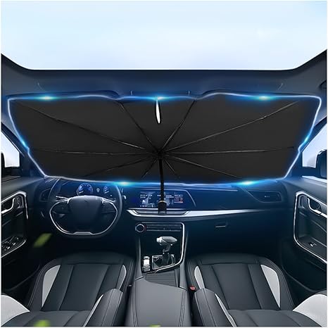 Car Windshield Sun Shade,Foldable Car Shade Umbrella for Blocking Sunlight & Insulating Heat,Portable Windshield Cover Sun Shades Cars Interior Accessories for Cars SUVs