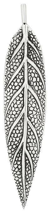 Triloka Incense Holder Leaf Aluminum, 1 Ea