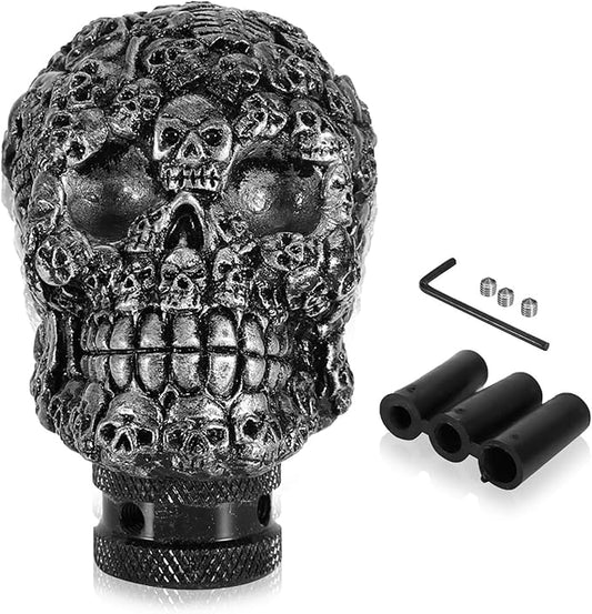 Skull Shifter Knob - Modified Manual Gear Shift Knob - Universal Skull Gear Shifter