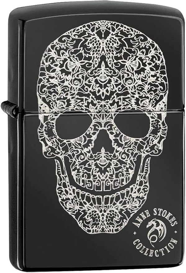 Custom Personalized ZIPPO Classic Skulls Designs Windproof Oil Lighter Engraving (49143), 46021 - Christmas, Halloween & Valentines Day Gift
