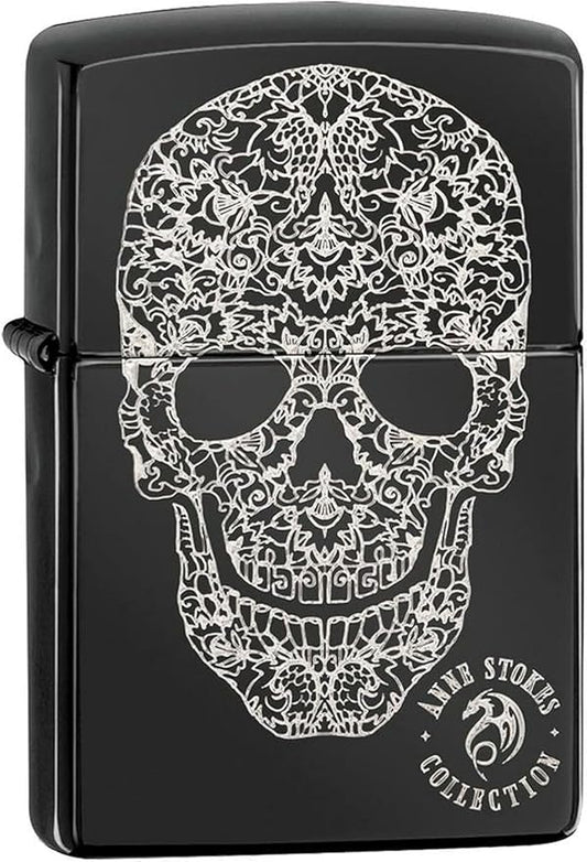 Custom Personalized ZIPPO Classic Skulls Designs Windproof Oil Lighter Engraving (49143), 46021 - Christmas, Halloween & Valentines Day Gift