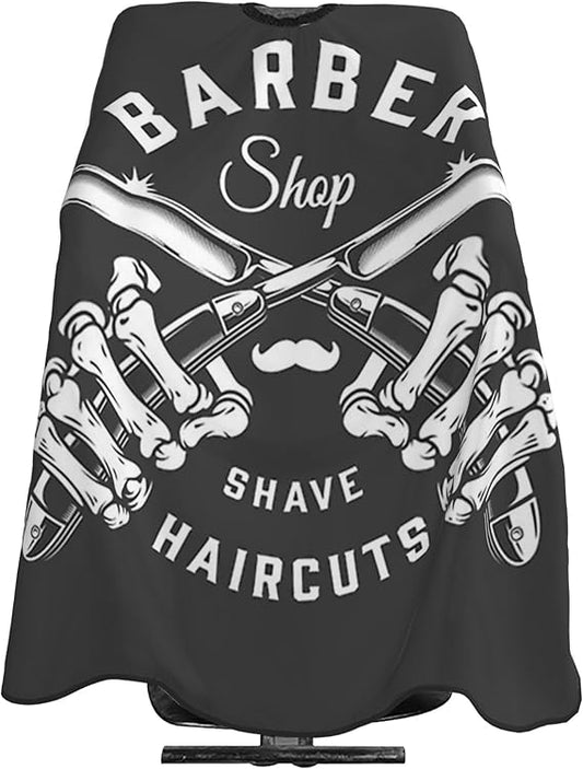 Barber Cape, Hair Salon Haircut Gown, Hair Cutting Apron with Adjustable Closure
