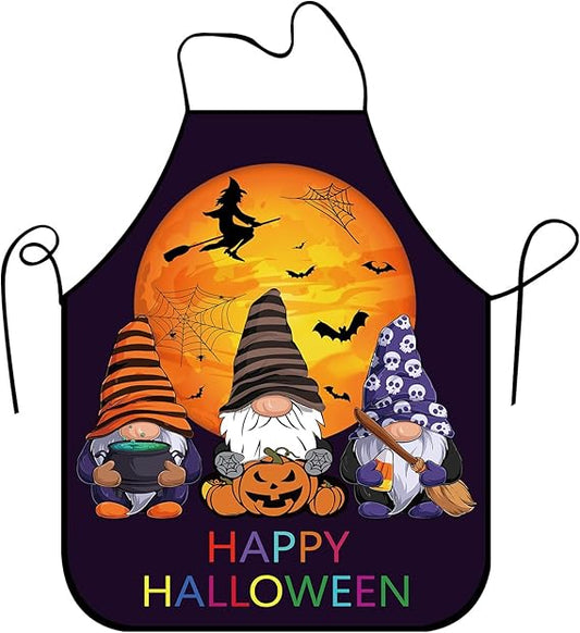 Holiday Aprons, Adjustable Cooking Apron Chef Bib Apron for Dinner Cooking Grilling Baking Painting Garden