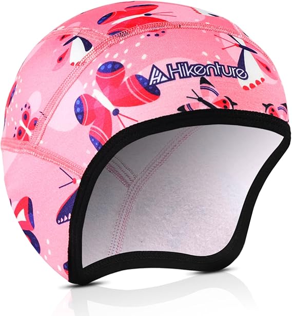 Hikenture Kids Skull Cap Helmet Liner Winter Hat for Boys and Girls Beanie Ski Hat with Thermal Fleece for Snow Sports…