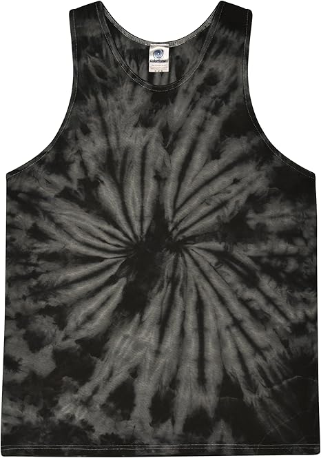 Unisex Tie Dye Tank Top - Beach Tank Tops for Women and Men - Sleeveless Summer Tops - Mens and Womens Beach Wear
