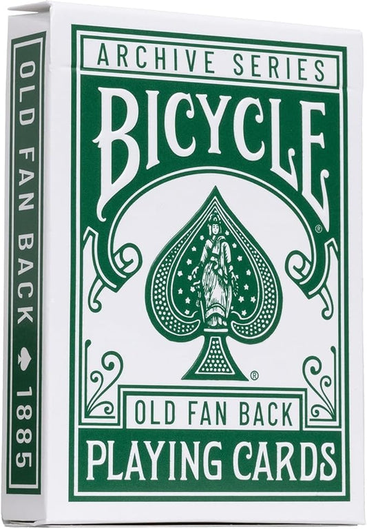 Bicycle Archive Series Old Fan Back 1885 Playing Cards, Poker Size Standard Index