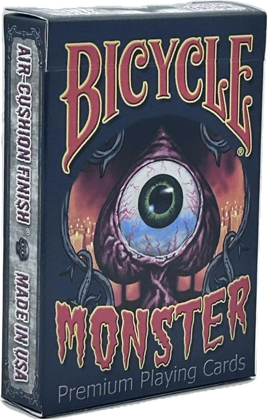 Bicycle Playing Cards Monster: Custom Artwork Poker Cards Deck, Mythical Creatures Theme, Classic Air-Cushion Finish, Collector's Item, Perfect for Pokeno, Canasta, and Bridge Games