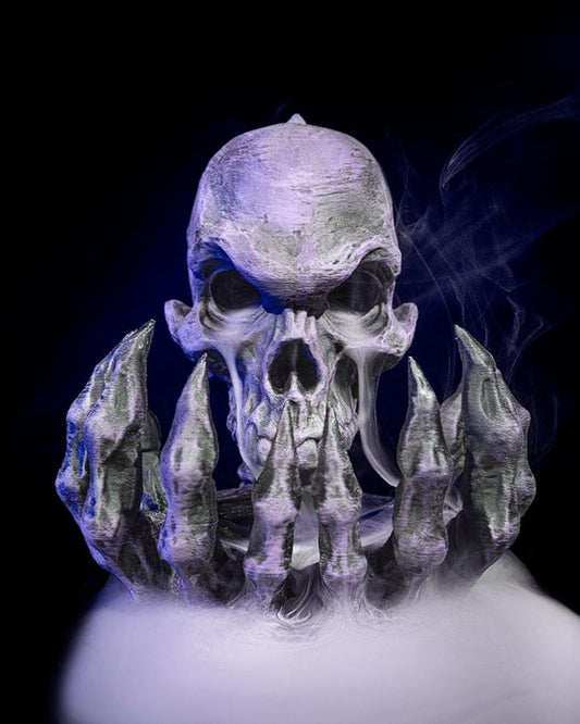 The Phantom Backflow Burner – Compatible with Handmade Gothic Skull Incense Holder