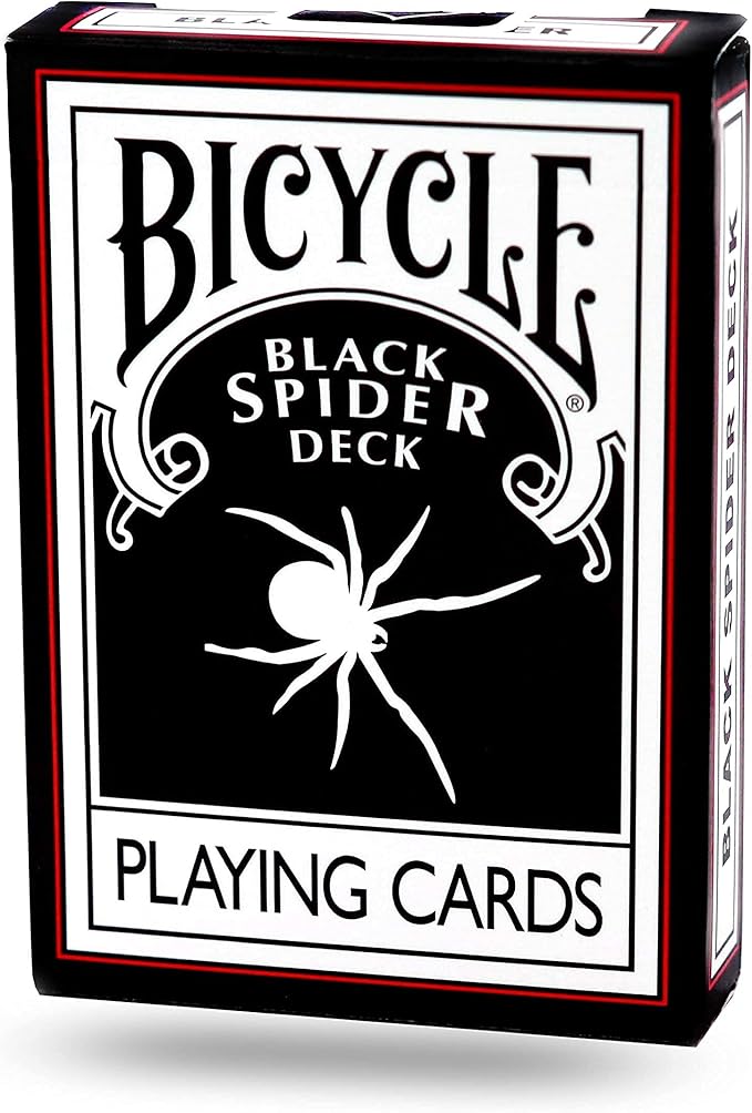 Magic Makers Black Spider Deck Bicycle Cards