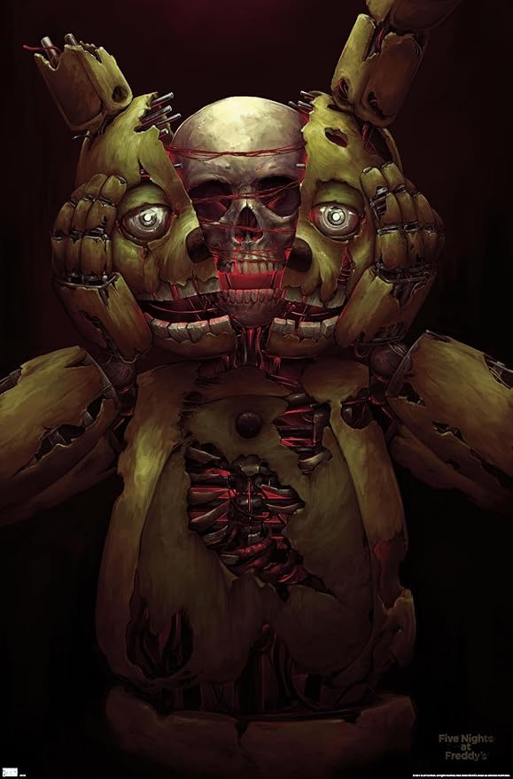 Trends International Five Nights at Freddy's - Skull Wall Poster, 34L x 22.4W, Unframed Version