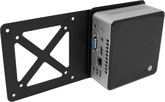 HumanCentric Mounting Bracket Compatible with Intel NUC, VESA Monitor Arm Extension Plate for NUC Mini PC Computer, 75x75mm and 100x100mm Patterns, Does not fit Hades and Skull Canyon NUC