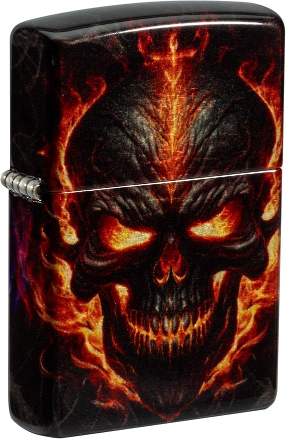 Zippo Lighter: Flaming Skull - 540 Fusion 81706