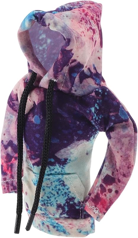 Gear Shift Knob Cover Car Shift Knob Hoodie Purple Polyester 6.3"x5.12" 1 Pc