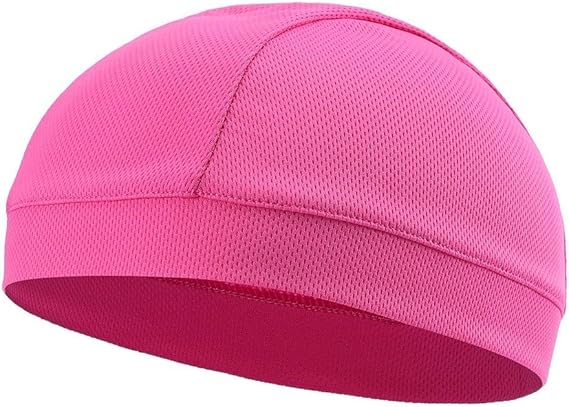 TOPLOR Moisture Wicking Skull Cap/Helmet Liner/Running Beanie Caps for Men - Motorcycle Cycling Breathable Dome Cap Sweatband