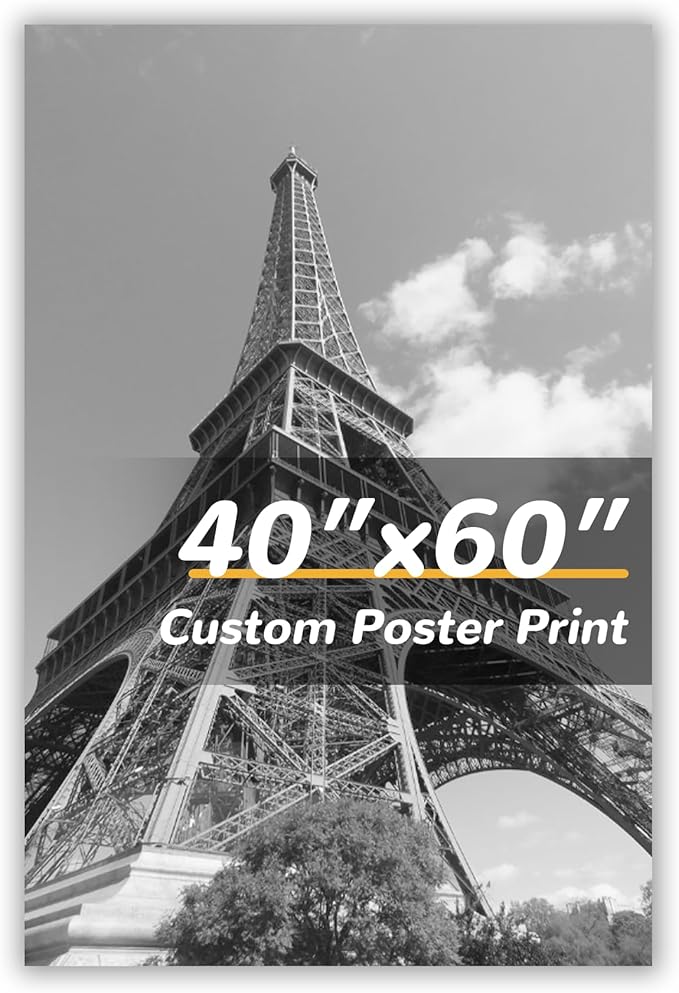 anheqiao 40x60 Custom Canvas Print - Personalized Photo to Canvas Wall Art for Living Room, Bedroom | Durable Waterproof Pet Memorial Present