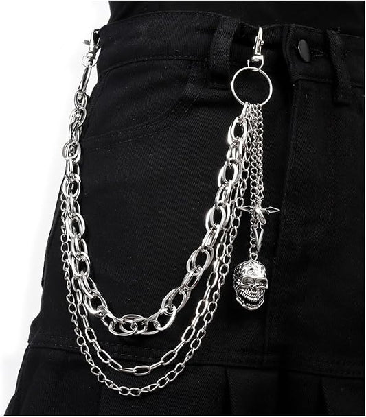 Fashionable Wallet Chain Goth Accessories Belt Pants Chain Jean Chains Hip Hop Clothing Accessories for Women Men