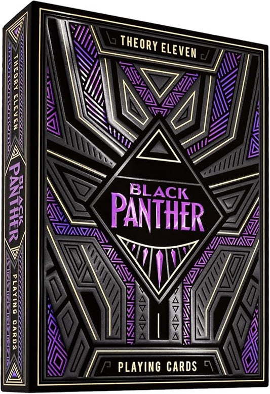 theory11 Black Panther Premium Marvel Playing Cards, Poker Size Standard Index, Foil Playing Cards