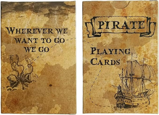 Pirate King Collection Playing Cards Poker Deck 54 Cards Retro Style for Entertainment
