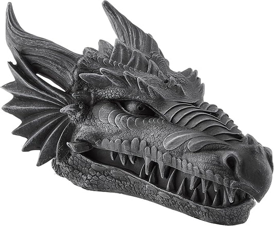 Design Toscano Stryker the Smoking Dragon Sculptural Incense Box