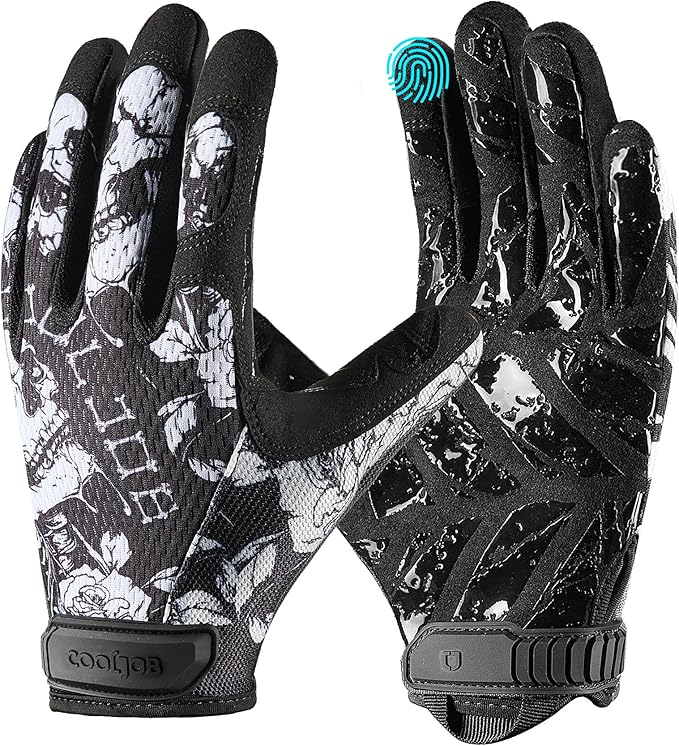 Mechanic Safety Work Gloves, Enhanced Anti-Slip Grip Tactical Gloves, Touchscreen, Bteathable, Ultra-Soft, S-XL