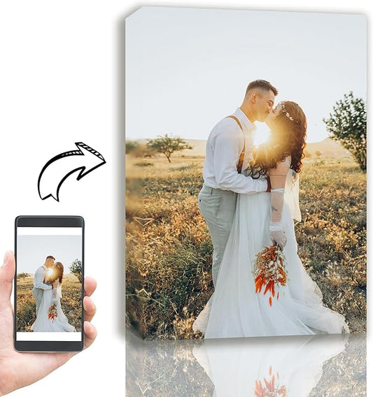 Personalized Custom Canvas Prints (Framed Canvas, 12" x 16") - Custom Canvas Print with Your Photo - Perfect for Home Decor, Gifts & Keepsakes Fast Delivery…