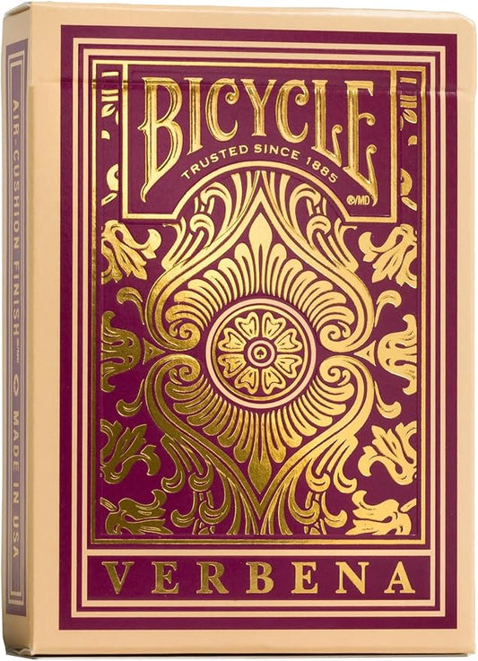 Bicycle Verbena Floral Premium Playing Cards, Gold Foil, 1 Deck