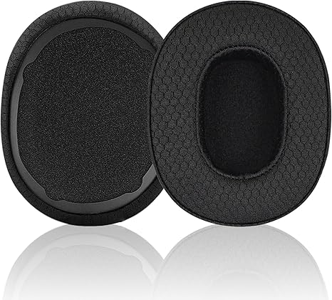 Replacement Ear Pads for Skullcandy Crusher Wireless/Evo/ANC Hesh 3/EVO/ANC, Headphones Ear Cushions, Headset Earpads, Ear Cups Cover (WF Black)