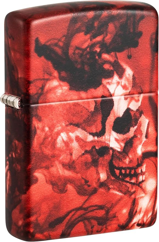 Zippo Spooky Skulls 540 Matte Pocket Lighter