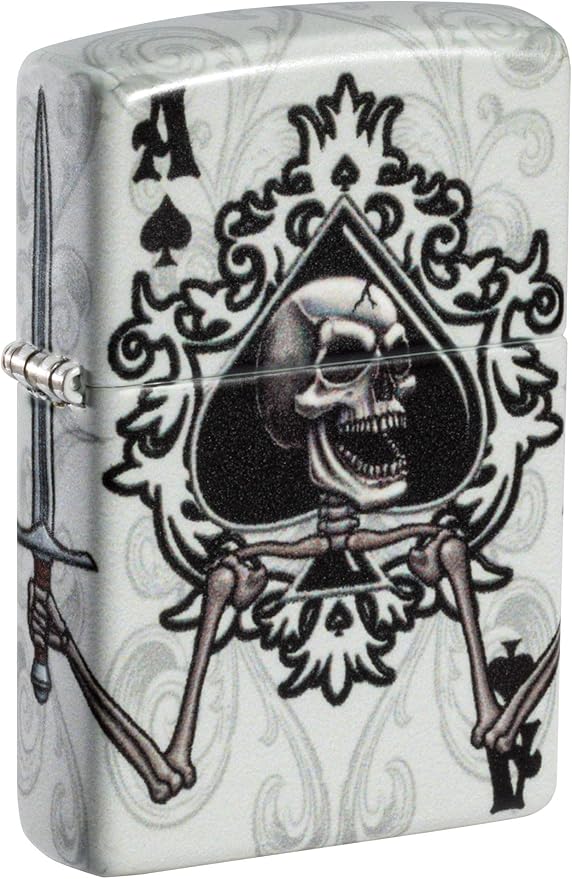 Zippo Lighter: Ace of Spades with Skull - 540 Color 81478