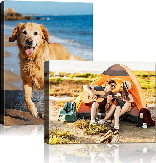 Custom Canvas Prints with Your Photos,Personalized Canvas Prints for Gifts,Canvas Prints with Your Photos,Customs Photo to Canvas Print for Bedroom Living-room Office Decor - 11"L x 9"W