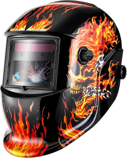 Welding Helmet Auto Darkening: DEKORPO True Color Solar Powered Auto Darkening Welding Welder Mask Hood Helmets