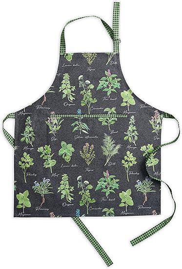 Maison d' Hermine 100% Cotton Apron for women with Pocket Kitchen Chef Apron for Men Cooking Gardening Server Waitress Maid