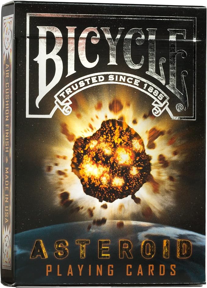 Bicycle Asteroid Playing Cards, Black