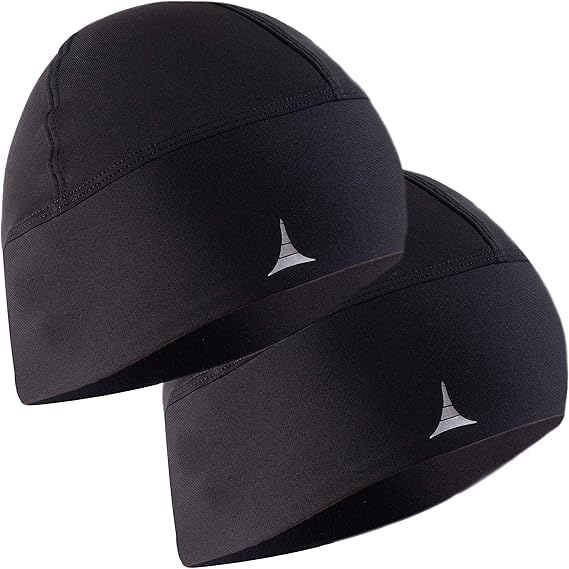 Skull Cap Helmet Liner Running Beanie - Ultimate Thermal Retention and Performance Moisture Wicking. Fits Under Helmets