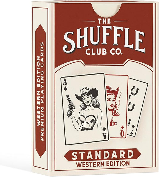Western Playing Cards – Vintage Cowboy Deck with Custom Artwork – Poker & Blackjack Game Set for Collectors