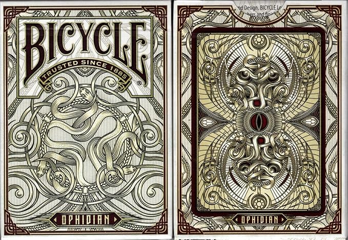 Ophidian Bicycle Playing Cards Poker Size Deck USPCC Custom Limited Edition