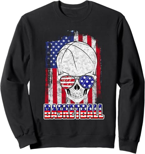 Basketball American 4th of July Indepedence Day