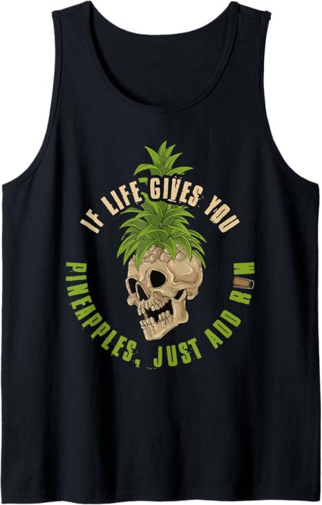 Pineapple Skull Tank Top