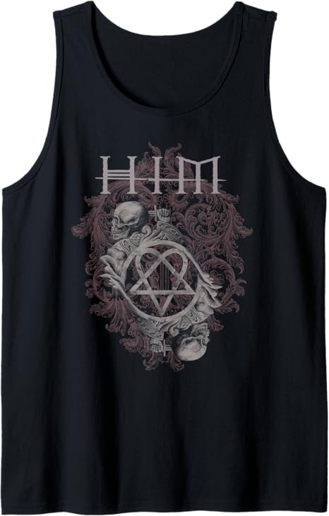 Ville Valo – HIM Dual Skull Tank Top
