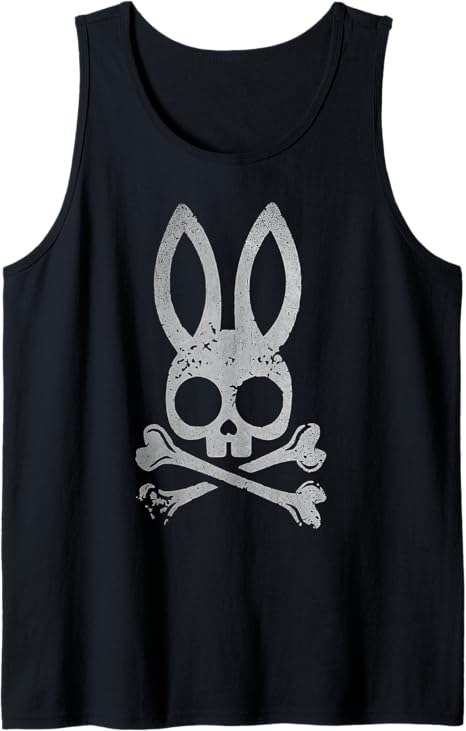 Jolly Roger Bunny Skull Crossbones Men Women Kids Tank Top