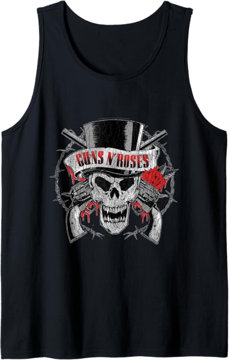 Official Top Hat Skull Tank Top