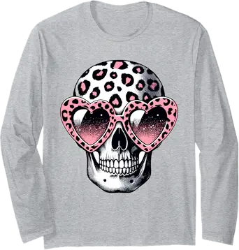Gothic Bones Animal Cheetah Print Halloween Skull