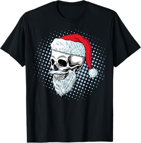 Cool Santa Claus Skull Face Sunglasses Christmas