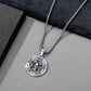 Pentagram Skull Necklace 925 Sterling Silvery Skull Bone Pendant Gothic Skull Jewelry For Men Women