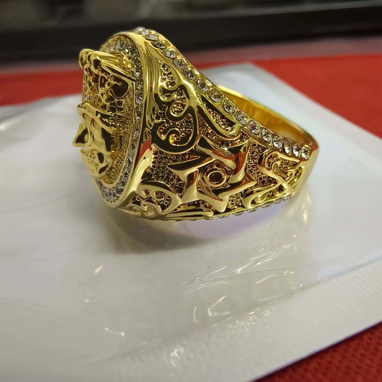 Domineering Men's Fashion Crown Skull Ring, Hip-hop Punk Rock Ring, Domineering Men's Ring, Gift For Boyfriend's Father